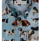 Dogs in Art Print Long Sleeve Shirt for Women
