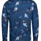 Egypt Symbols Long Sleeve Print Shirt for Men