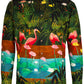 Henri Rousseau Inspired Printed Long Sleeve Shirt for Men