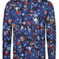 Floral Symphony inspired Long Sleeve Men's Shirt