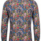 Langarmhemd mit Blumenmuster für Herren