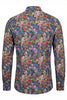 Langarmhemd mit Blumenmuster für Herren