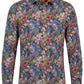 Langarmhemd mit Blumenmuster für Herren