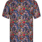 Flower Garden Printed Short Sleeve Shirt for Men