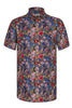 Flower Garden Printed Short Sleeve Shirt for Men