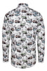 Gatsby's Ride Long Sleeve Print Overhemd voor heren 