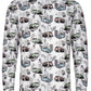 Gatsby's Ride Long Sleeve Print Overhemd voor heren 