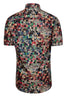 Gray of Night P. Klee Short Sleeve Print Shirt for Men