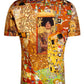Gustav Klimt Short Sleeve Print Shirt for Men