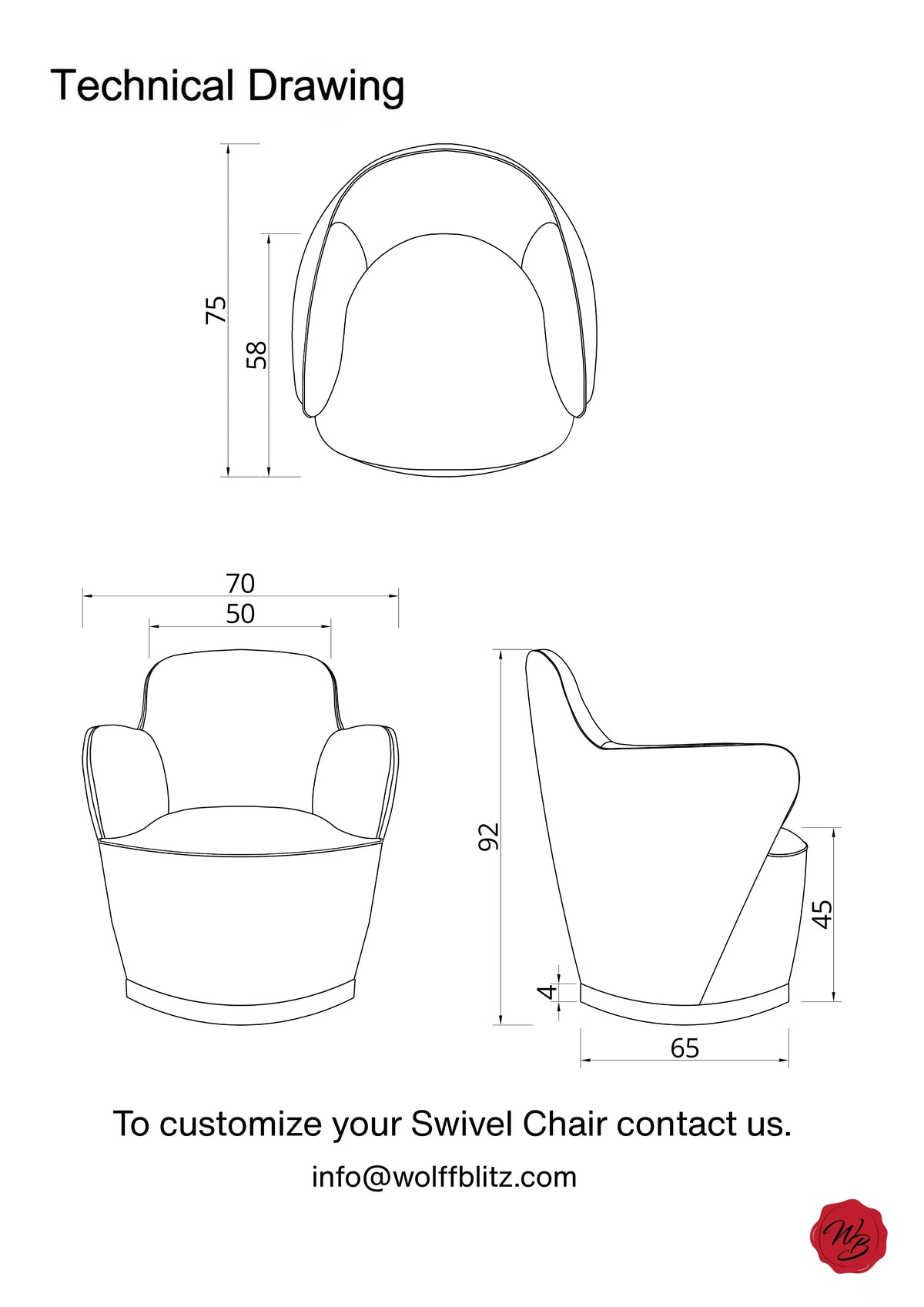New Sunflower Hug Swivel Armchair