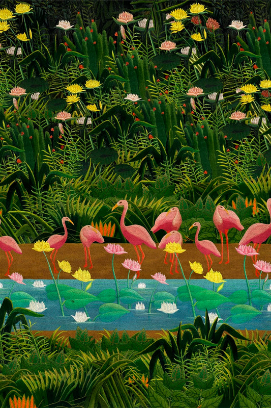 Henri Rousseau Inspired Print Stoff