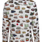 Geschiedenis van Trams Print Blouse voor Vrouwen