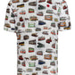 Geschiedenis van Trams T-shirt met korte mouwen en print voor heren