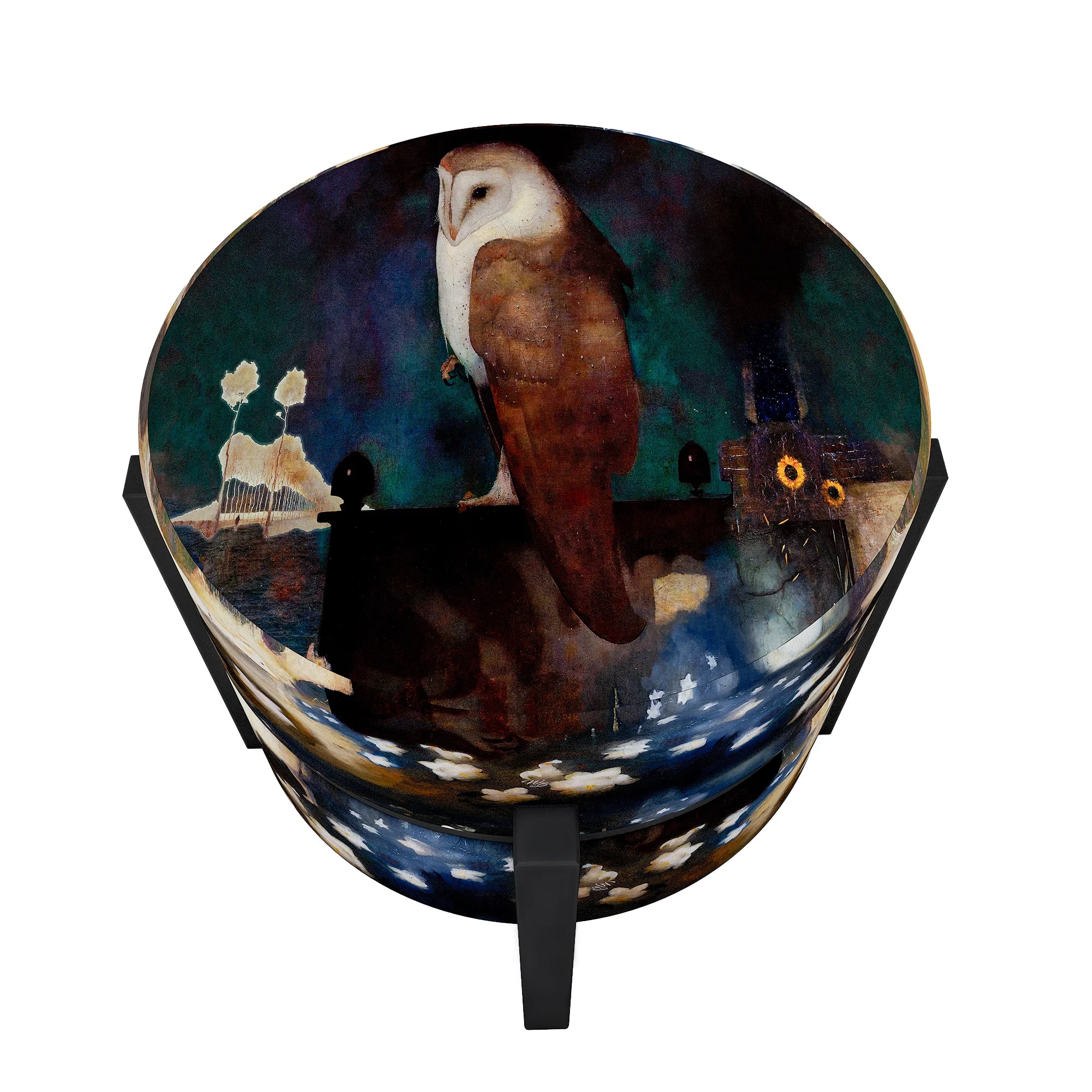 Jan Mankes Inspired Pouf Table