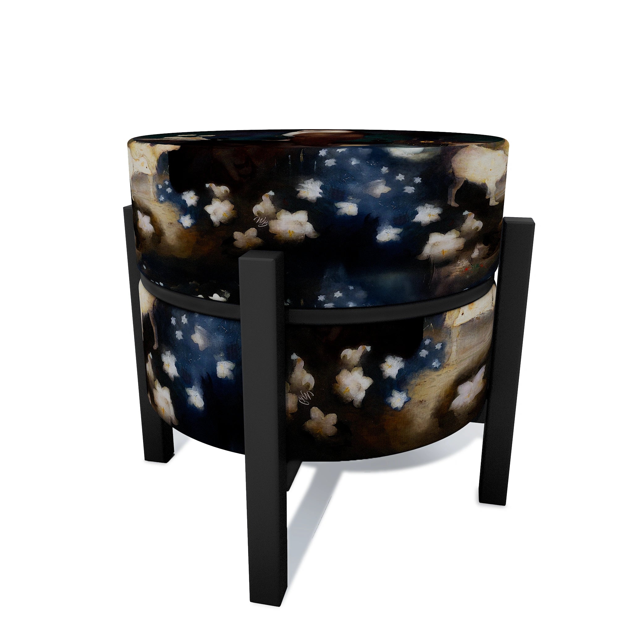 Jan Mankes Inspired Pouf Table