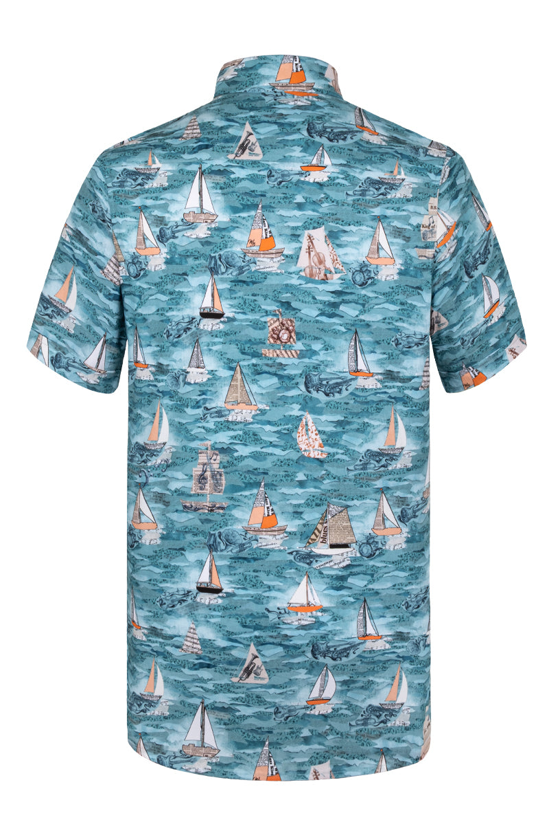 Jazz at North Sea inspired short Sleeve Men's Shirt