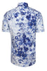 Jesper Krijgsman Floral Delft Short Sleeve Print Shirt for Men