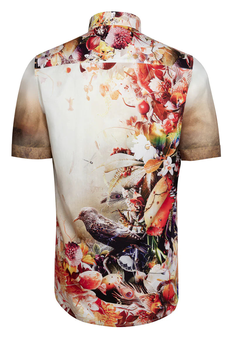 Jesper Krijgsman Abundance Short Sleeve Print Shirt for Men