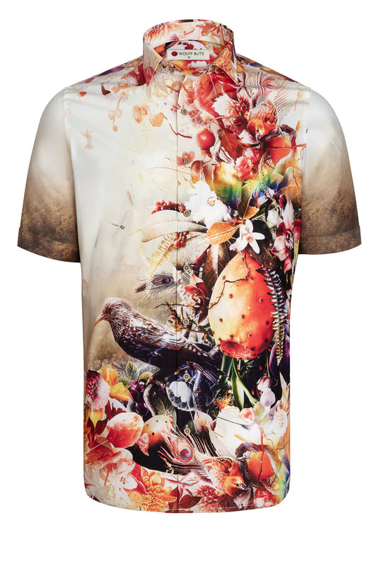 Jesper Krijgsman Abundance Short Sleeve Print Shirt for Men