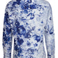 Jesper Krijgsman Delfts Blauw Print Blouse voor Vrouwen