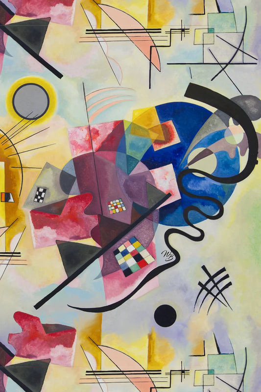 Kandinsky Inspired Fabric 3 Meters