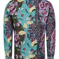 Art by Marianne Flower Bomb Print Long Sleeve Shirt for Men