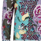 Art by Marianne Flower Bomb Print Long Sleeve Shirt for Men