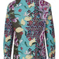 Art by Marianne Langarmshirt mit Blumenbomben-Print für Damen