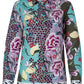 Art by Marianne Langarmshirt mit Blumenbomben-Print für Damen