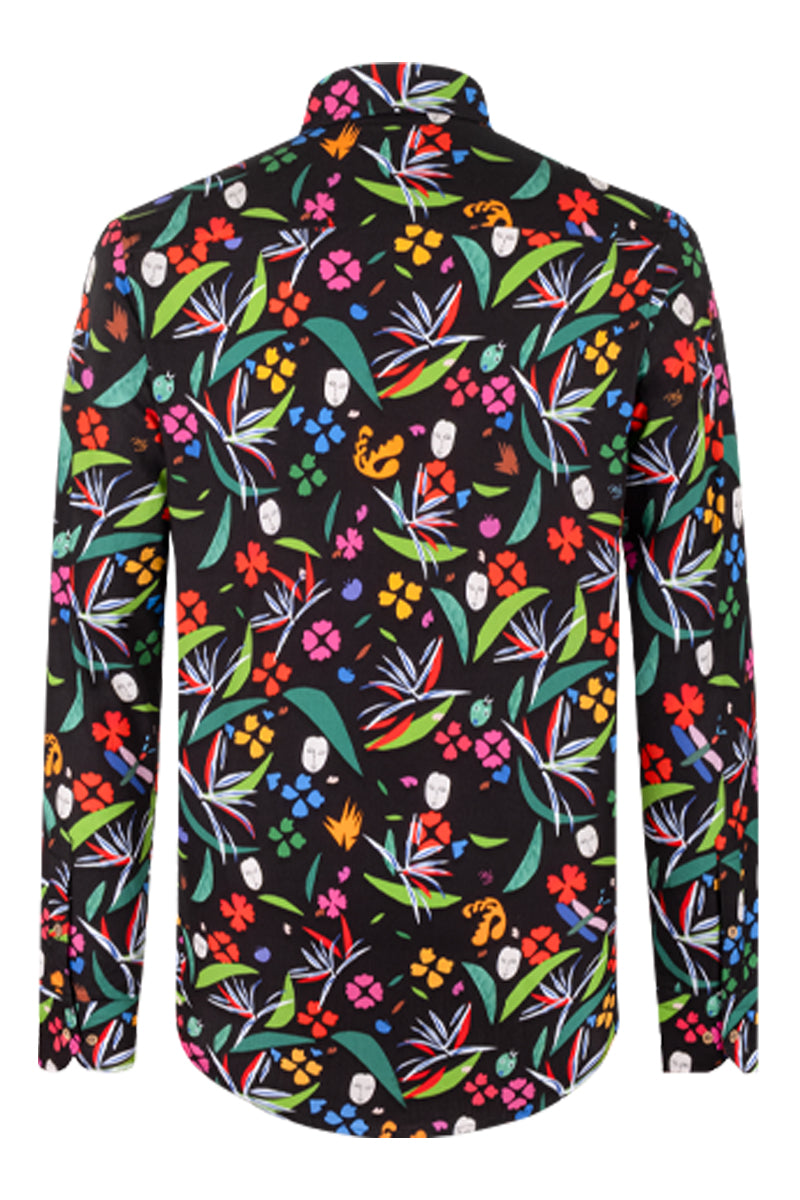 Matisse Masks İnspired Long Sleeve Men's Shirt