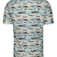 Maverick Airplanes Short Sleeve Print Shirt for Men