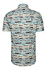 Maverick Airplanes Short Sleeve Print Shirt for Men