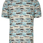 Maverick Airplanes Short Sleeve Print Shirt for Men