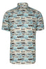 Maverick Airplanes Short Sleeve Print Shirt for Men