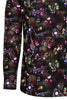 Midnight Funk Print Long Sleeve Shirt for Men