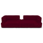 Modern Susan Burgundy Sofa
