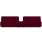 Modern Susan Burgundy Sofa