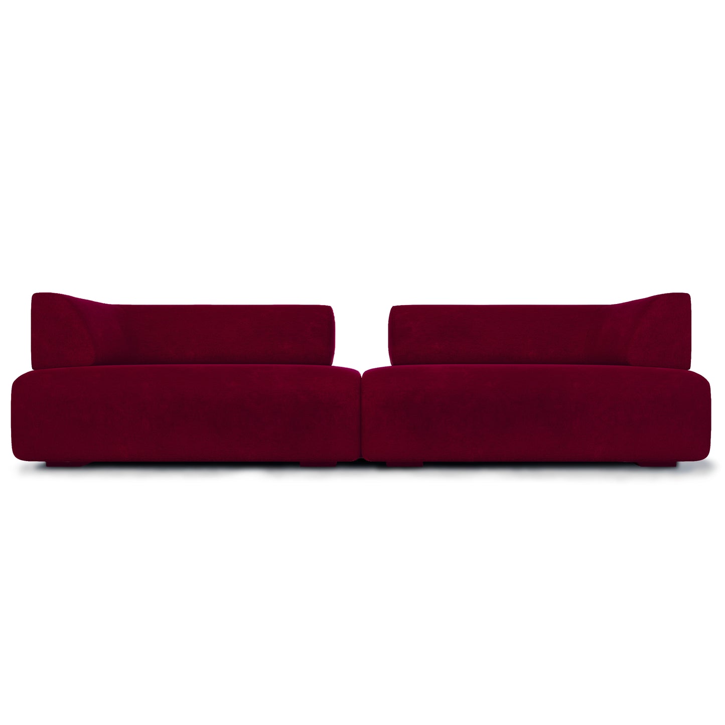 Modern Susan Burgundy Sofa