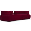 Modern Susan Burgundy Sofa