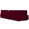 Modern Susan Burgundy Sofa