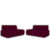 Modern Susan Burgundy Sofa