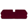 Modern Susan Burgundy Sofa