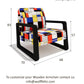 Mondriaan Black Wooden Armchair