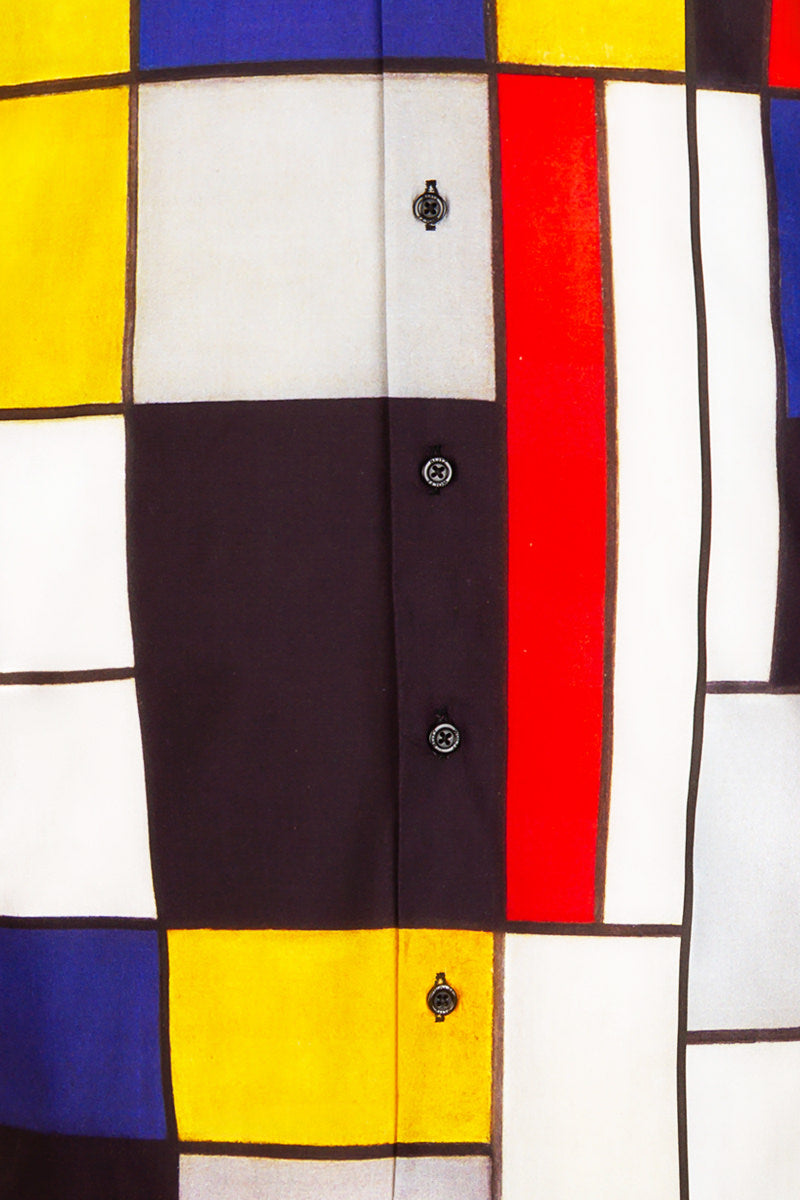 Piet Mondriaan Short Sleeve Men's Shirt