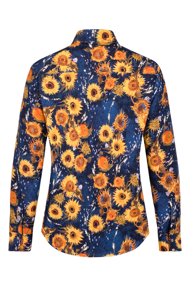 New Sunflower inspired Long Sleeve Shirt for Women