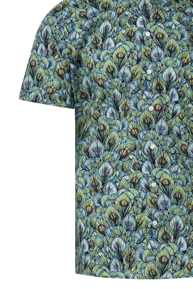 New Peacock Short Sleeve Shirt