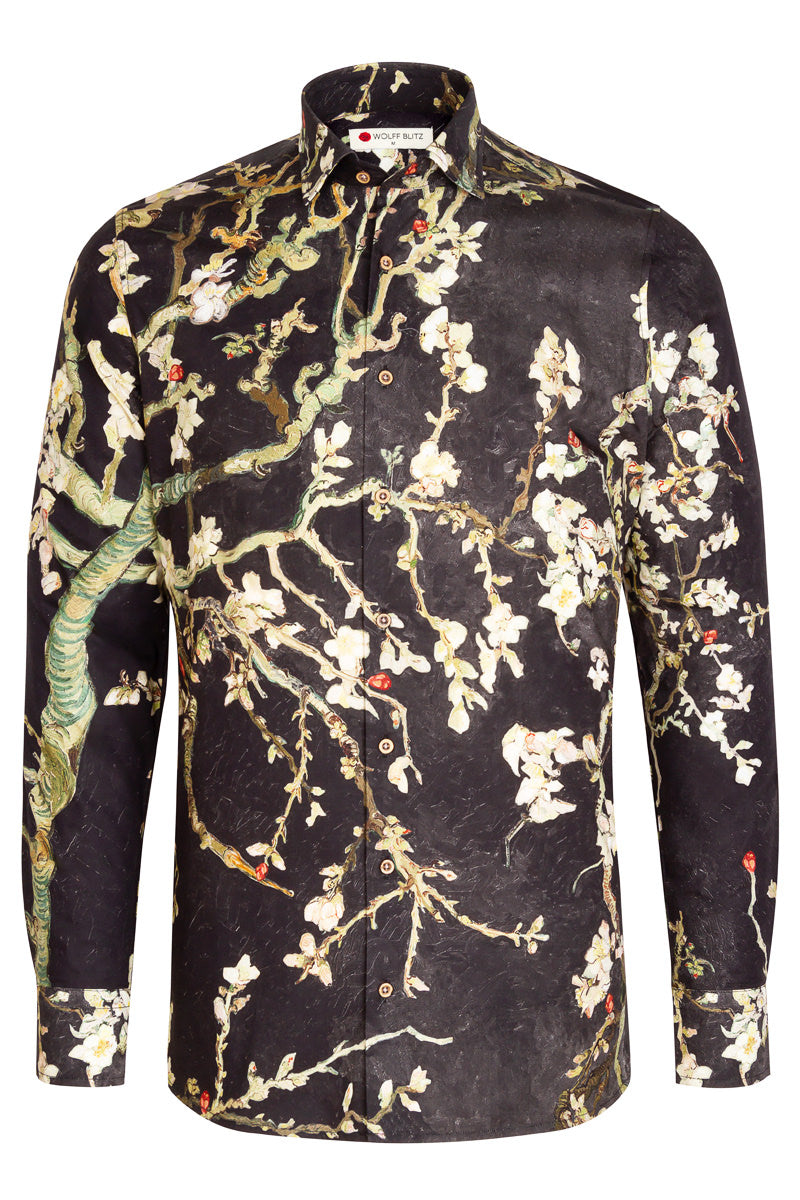 Night Blossoms Van Gogh Inspired Shirt