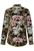 Orchids by Ernst Haeckel Print Long Sleeve Shirt for Women