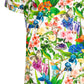 Floral Papillon Printed Short Sleeve Men's Shirt