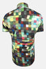 Paul Klee Short Sleeve Print Shirt for Men